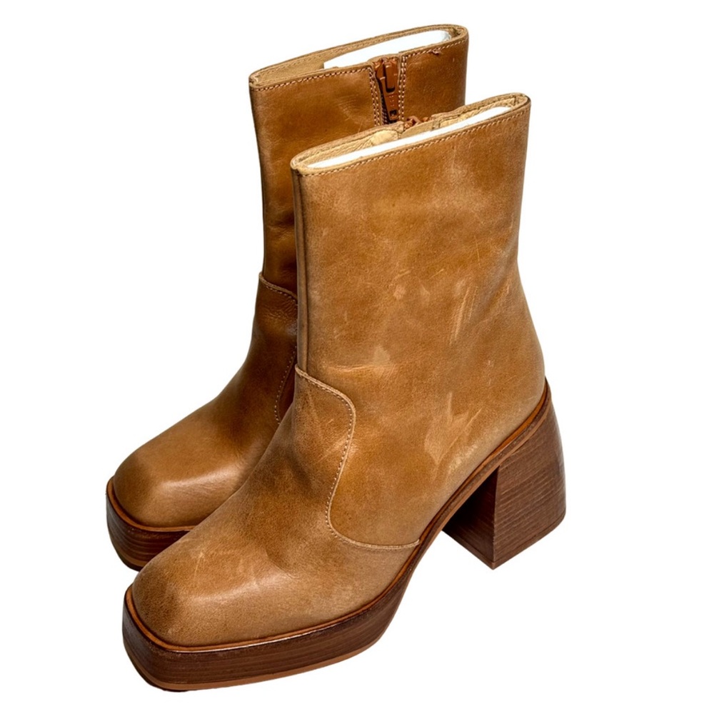 free people chunky heel boots